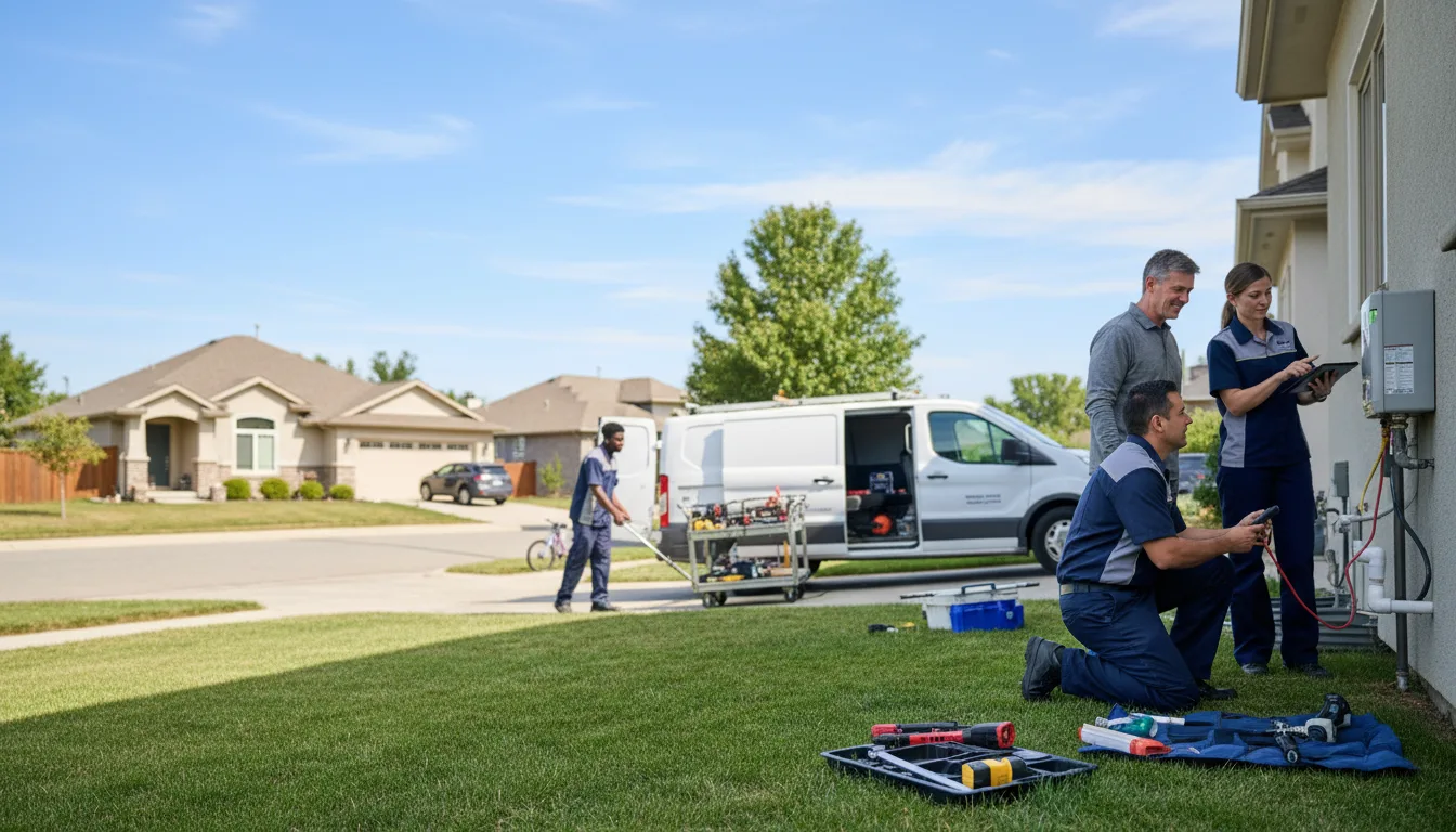 Tankless water heater service in Sarles, ND